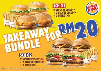 Burger-King-Takeaway-Bundle-Promo-350x247 - Beverages Burger Food , Restaurant & Pub Johor Kedah Kelantan Kuala Lumpur Melaka Negeri Sembilan Pahang Penang Perak Perlis Promotions & Freebies Putrajaya Sabah Sarawak Selangor Terengganu 