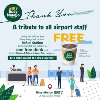 Busy-Mango-Free-Beverage-Promo-at-gateway@klia2-350x350 - Beverages Food , Restaurant & Pub Kuala Lumpur Promotions & Freebies Selangor 