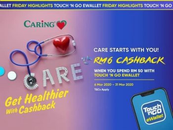 Caring-Pharmacy-Touch-n-Go-eWallet-Promo-350x263 - Beauty & Health Health Supplements Johor Kedah Kelantan Kuala Lumpur Melaka Negeri Sembilan Online Store Others Pahang Penang Perak Perlis Promotions & Freebies Putrajaya Sabah Sarawak Selangor Terengganu 