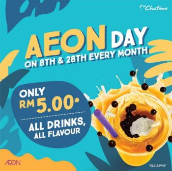 Chatime-AEON-Day-Promotion-350x349 - Beverages Food , Restaurant & Pub Johor Kuala Lumpur Penang Promotions & Freebies Sarawak Selangor 