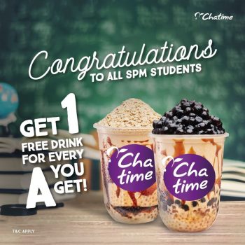 Chatime-SPM-Results-Free-Drink-Giveaway-350x350 - Beverages Food , Restaurant & Pub Johor Kedah Kuala Lumpur Melaka Penang Promotions & Freebies Sarawak Selangor 