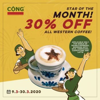 Cong-Caphe-Star-of-the-Month-Promo-at-NU-Sentral-350x350 - Beverages Food , Restaurant & Pub Kuala Lumpur Promotions & Freebies Selangor 