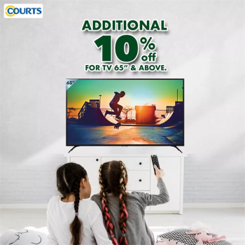 Courts-Additional-10-Off-Promotion-350x350 - Electronics & Computers Home Appliances Johor Kedah Kelantan Kuala Lumpur Melaka Negeri Sembilan Online Store Pahang Penang Perak Perlis Promotions & Freebies Putrajaya Sabah Sarawak Selangor Terengganu 