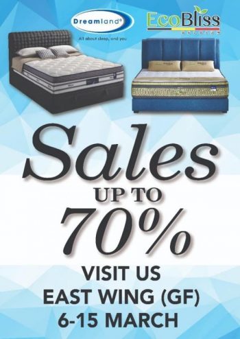 Dreamland-and-EcoBliss-Belgium-Special-Sale-at-Sunway-Putra-Mall-350x494 - Beddings Home & Garden & Tools Kuala Lumpur Malaysia Sales Mattress Selangor 