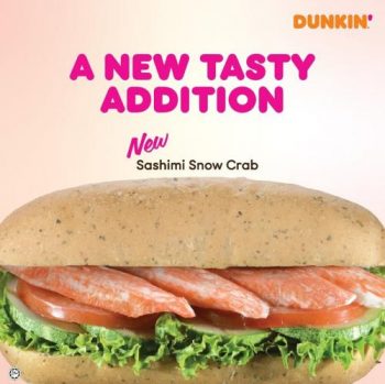 Dunkin-Donuts-New-Sashimi-Snow-Crab-Sandwich-Promo-350x349 - Beverages Food , Restaurant & Pub Johor Kedah Kelantan Kuala Lumpur Melaka Negeri Sembilan Pahang Penang Perak Perlis Promotions & Freebies Putrajaya Sabah Sarawak Selangor Terengganu 