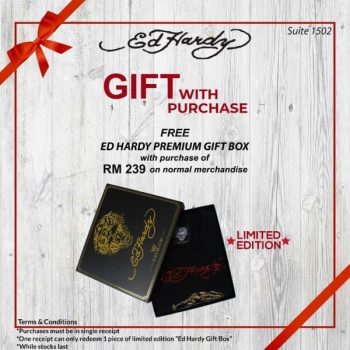 Ed-Hardy-Gift-with-Purchase-Promo-350x350 - Apparels Fashion Accessories Fashion Lifestyle & Department Store Johor Promotions & Freebies 