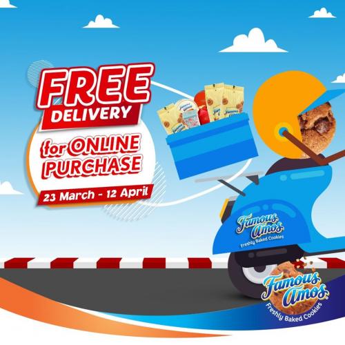23 Mar-12 Apr 2020: Famous Amos Online Free Delivery Promotion - EverydayOnSales.com
