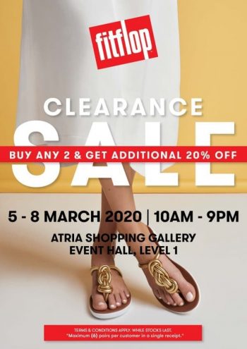 FitFlop-Clearance-Sale-at-Atria-Shopping-Gallery-350x495 - Fashion Accessories Fashion Lifestyle & Department Store Footwear Selangor Warehouse Sale & Clearance in Malaysia 