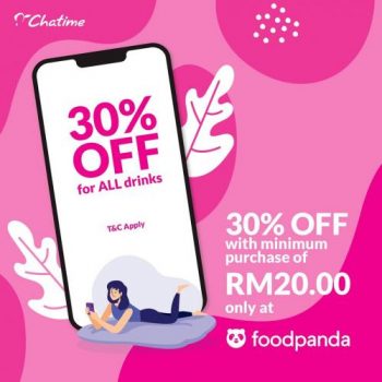 Food-Panda-Chatime-Promotion-350x350 - Beverages Food , Restaurant & Pub Johor Kedah Kelantan Kuala Lumpur Melaka Negeri Sembilan Online Store Pahang Penang Perak Perlis Promotions & Freebies Putrajaya Sabah Sarawak Selangor Terengganu 