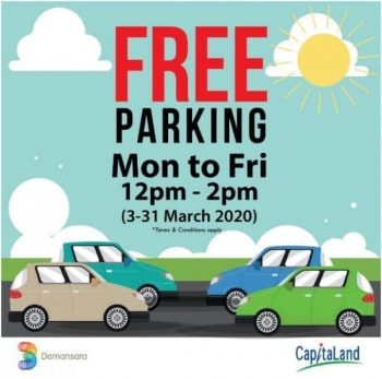Free-Parking-at-3-Damansara-Shopping-Mall-350x347 - Others Promotions & Freebies Selangor 