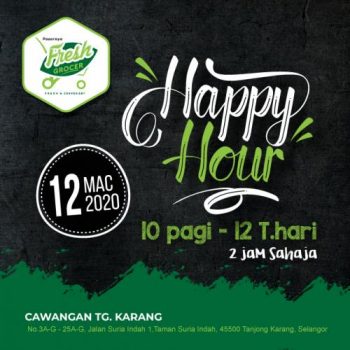 Fresh-Grocer-Happy-Hour-Promotion-at-Tanjong-Karang-350x350 - Promotions & Freebies Selangor Supermarket & Hypermarket 