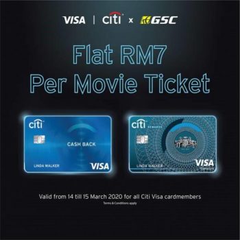 GSC-Ticket-Promotion-with-Citibank-Visa-Card-350x350 - Bank & Finance Cinemas CitiBank Johor Kedah Kelantan Kuala Lumpur Melaka Movie & Music & Games Nationwide Negeri Sembilan Pahang Penang Perak Perlis Promotions & Freebies Putrajaya Sabah Sarawak Selangor Terengganu 