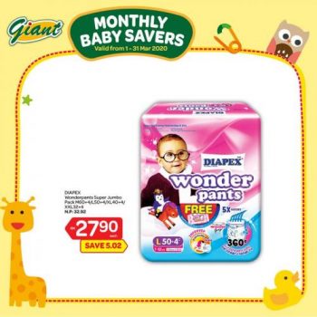 Giant-Monthly-Baby-Savers-Promotion-1-350x350 - Johor Kedah Kelantan Kuala Lumpur Melaka Negeri Sembilan Pahang Penang Perak Perlis Promotions & Freebies Putrajaya Selangor Supermarket & Hypermarket Terengganu 