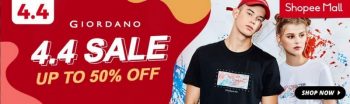 Giordano-Brand-Festival-Sale-at-Shopee-350x104 - Apparels Fashion Accessories Fashion Lifestyle & Department Store Johor Kedah Kelantan Kuala Lumpur Malaysia Sales Melaka Negeri Sembilan Online Store Pahang Penang Perak Perlis Putrajaya Sabah Sarawak Selangor Terengganu 