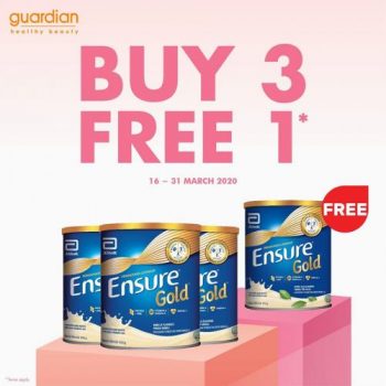 Guardian-Ensure-Gold-Buy-3-FREE-1-Promotion-350x350 - Baby & Kids & Toys Beauty & Health Health Supplements Johor Kedah Kelantan Kuala Lumpur Melaka Milk Powder Negeri Sembilan Online Store Pahang Penang Perak Perlis Personal Care Promotions & Freebies Putrajaya Sabah Sarawak Selangor Terengganu 