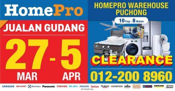 HomePro-Warehouse-Sale-350x183 - Electronics & Computers Home Appliances Kitchen Appliances Selangor Warehouse Sale & Clearance in Malaysia 