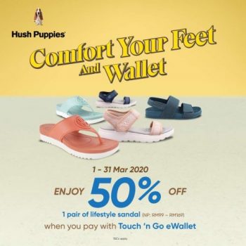 Hush-Puppies-Sandal-Promotion-with-TNG-eWallet-350x350 - Fashion Accessories Fashion Lifestyle & Department Store Footwear Johor Kedah Kelantan Kuala Lumpur Melaka Negeri Sembilan Others Pahang Penang Perak Perlis Promotions & Freebies Putrajaya Selangor Terengganu 