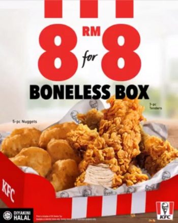 KFC-8-for-RM8-Boneless-Box-Promotion-350x438 - Beverages Food , Restaurant & Pub Johor Kelantan Kuala Lumpur Negeri Sembilan Penang Perak Promotions & Freebies Selangor Terengganu 