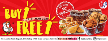 KLG-Buy-1-Free-1-Promo-350x133 - Beverages Food , Restaurant & Pub Kuala Lumpur Promotions & Freebies Selangor 