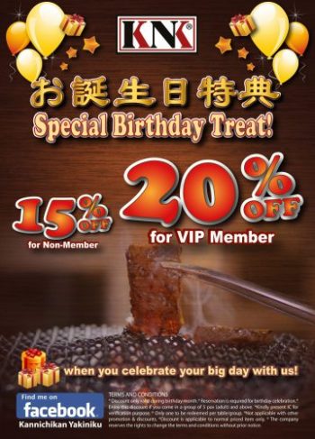 Kannichikan-Yakiniku-Special-Birthday-Treat-Promo-350x487 - Beverages Food , Restaurant & Pub Kuala Lumpur Penang Promotions & Freebies Selangor 