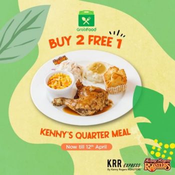 Kenny-Rogers-Roasters-Buy-2-Free-1-Promotion-on-GrabFood-350x350 - Beverages Food , Restaurant & Pub Johor Kedah Kelantan Kuala Lumpur Melaka Negeri Sembilan Online Store Pahang Penang Perak Perlis Promotions & Freebies Putrajaya Sabah Sarawak Selangor Terengganu 