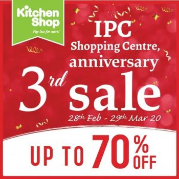 Kitchen-Shop-3rd-Anniversary-Sales-at-IPC-Shopping-Centre-350x350 - Electronics & Computers Home & Garden & Tools Kitchen Appliances Kitchenware Malaysia Sales Selangor 