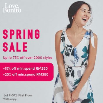 Love-Bonito-Spring-Sale-350x349 - Apparels Fashion Accessories Fashion Lifestyle & Department Store Johor Kedah Kelantan Kuala Lumpur Malaysia Sales Melaka Negeri Sembilan Pahang Penang Perak Perlis Putrajaya Sabah Sarawak Selangor Terengganu 