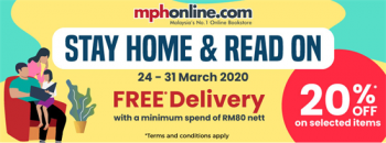 MPH-Bookstores-Stay-Home-Read-On-Free-Delivery-350x130 - Books & Magazines Johor Kedah Kelantan Kuala Lumpur Melaka Negeri Sembilan Online Store Pahang Penang Perak Perlis Promotions & Freebies Putrajaya Sabah Sarawak Selangor Stationery Terengganu 