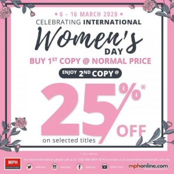 MPH-International-Womens-Day-Promo-at-Publika-350x350 - Books & Magazines Kuala Lumpur Others Promotions & Freebies Selangor Stationery 