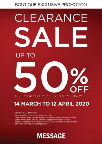 Message-Clearance-Sale-350x495 - Apparels Fashion Accessories Fashion Lifestyle & Department Store Kuala Lumpur Selangor Warehouse Sale & Clearance in Malaysia 
