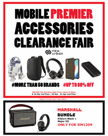 Mobile-Premier-Accessories-Clearance-at-Isetan-The-Gardens-350x438 - Audio System & Visual System Electronics & Computers Events & Fairs IT Gadgets Accessories Kuala Lumpur Mobile Phone Selangor Supermarket & Hypermarket 