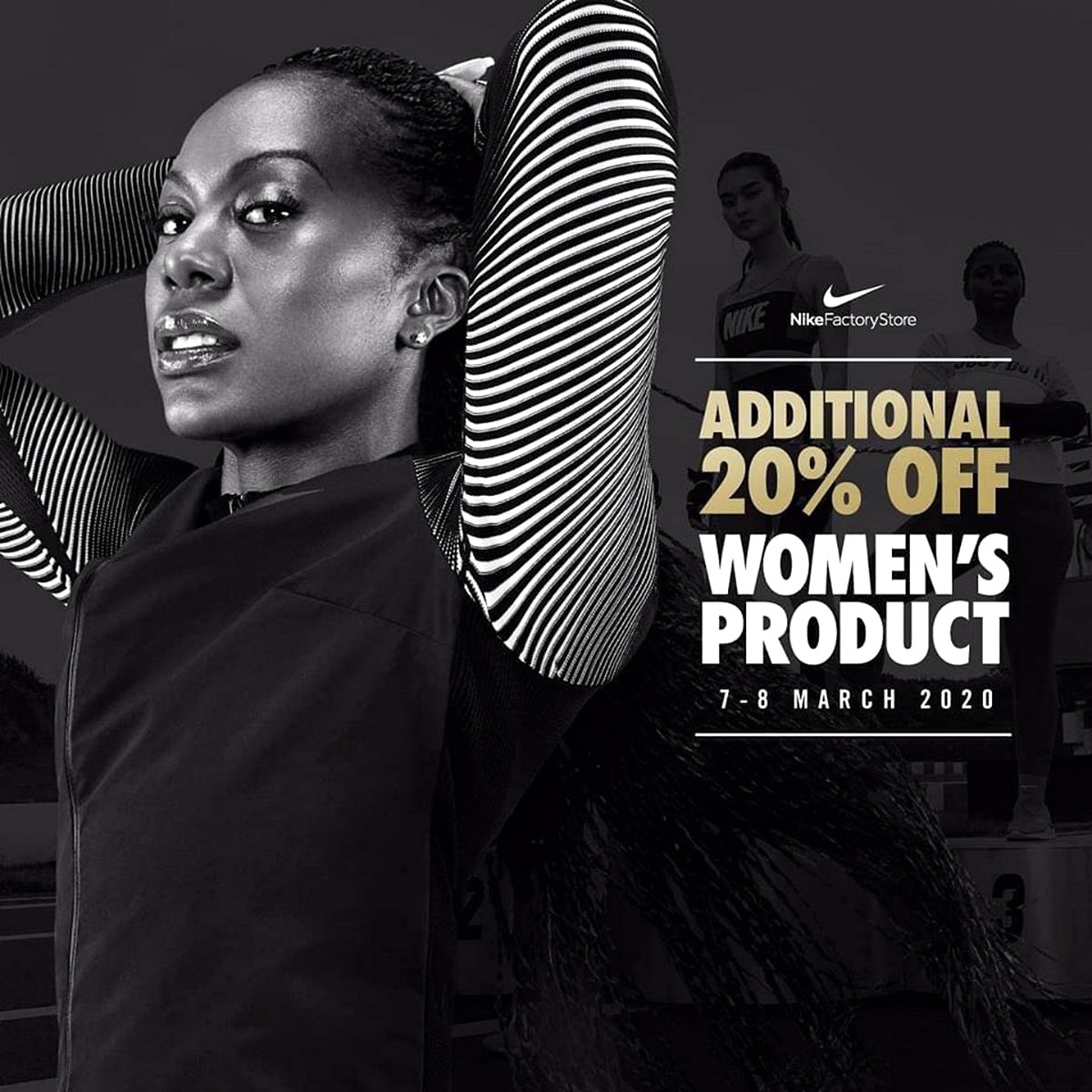 7-8 Mar 2020: Nike Factory Store Women 
