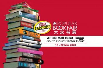 POPULAR-Book-Fair-Sale-at-AEON-Bukit-Tinggi-350x232 - Books & Magazines Malaysia Sales Selangor Stationery 