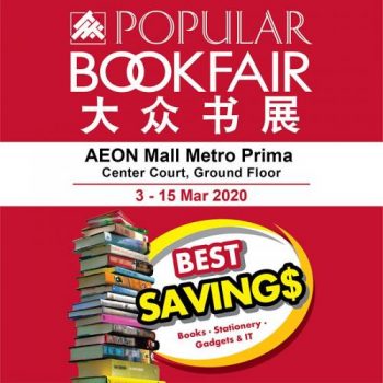POPULAR-Book-Fair-Sale-at-AEON-Metro-Prima-350x350 - Books & Magazines Kuala Lumpur Malaysia Sales Selangor Stationery 