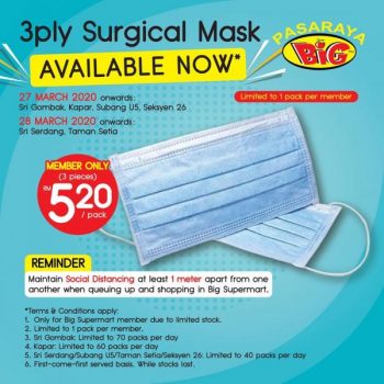 Pasaraya-BiG-Surgical-Mask-For-Sale-350x350 - Malaysia Sales Selangor Supermarket & Hypermarket 