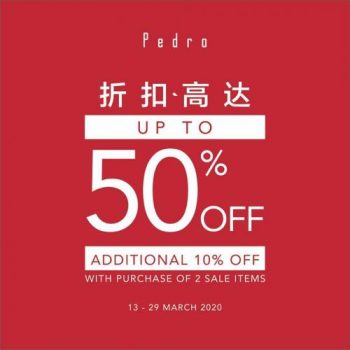 Pedro-Special-Sale-Up-To-50-OFF-at-Johor-Premium-Outlets-350x350 - Fashion Accessories Fashion Lifestyle & Department Store Footwear Johor Malaysia Sales 