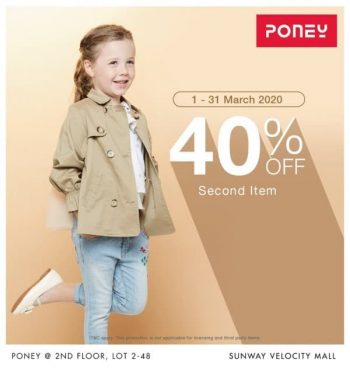 Poney-Special-Promotion-at-Sunway-Velocity-Mall-350x368 - Baby & Kids & Toys Children Fashion Kuala Lumpur Promotions & Freebies Selangor 