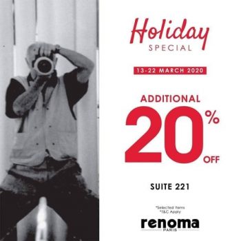 Renoma-Paris-Special-Sale-at-Genting-Highlands-Premium-Outlets-350x350 - Apparels Fashion Accessories Fashion Lifestyle & Department Store Malaysia Sales Pahang 