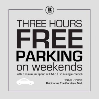 Robinsons-Free-Parking-350x350 - Kuala Lumpur Others Promotions & Freebies Selangor 