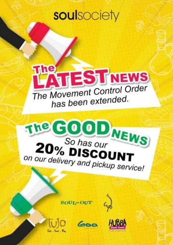 SOULed-Out-Delivery-and-Pickup-Service-Promo-350x495 - Beverages Food , Restaurant & Pub Kuala Lumpur Promotions & Freebies Selangor 