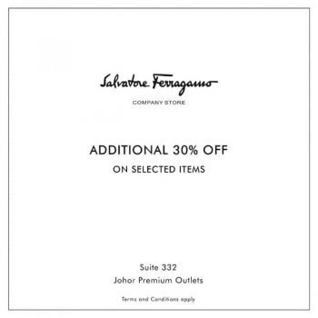 Salvatore-Ferragamo-Special-Sale-at-Johor-Premium-Outlets-350x350 - Apparels Fashion Accessories Fashion Lifestyle & Department Store Johor Malaysia Sales 