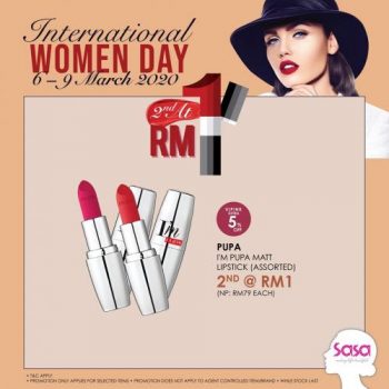 Sasa-International-Women’s-Day-Lipsticks-Promotion-10-350x350 - Beauty & Health Cosmetics Johor Kedah Kelantan Kuala Lumpur Melaka Negeri Sembilan Pahang Penang Perak Perlis Promotions & Freebies Putrajaya Sabah Sarawak Selangor Terengganu 