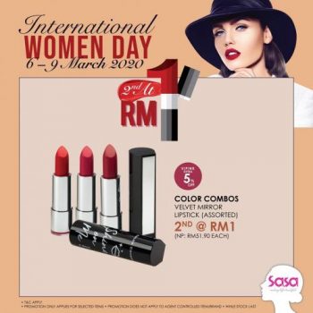 Sasa-International-Women’s-Day-Lipsticks-Promotion-9-350x350 - Beauty & Health Cosmetics Johor Kedah Kelantan Kuala Lumpur Melaka Negeri Sembilan Pahang Penang Perak Perlis Promotions & Freebies Putrajaya Sabah Sarawak Selangor Terengganu 