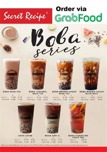 Secret-Recipe-Boba-Series-at-GrabFood-350x496 18-31 Mar 2020: Secret Recipe Boba Series at GrabFood