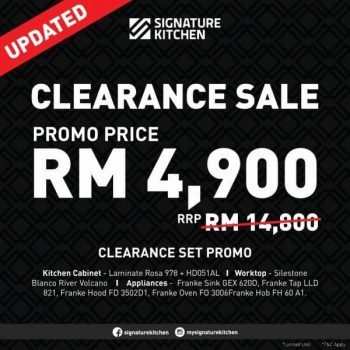 Signature-Kitchen-Clearance-Sale-350x350 - Home & Garden & Tools Kitchenware Others Selangor Warehouse Sale & Clearance in Malaysia 