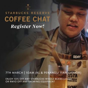 Starbucks-Reserve-Coffee-Chat-350x350 - Beverages Events & Fairs Food , Restaurant & Pub Johor Kuala Lumpur Penang Selangor 