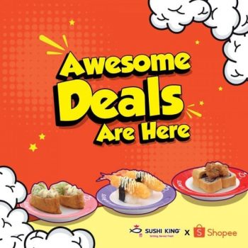 Sushi-King-Awesome-Deal-Promotion-at-Shopee-350x350 - Beverages Food , Restaurant & Pub Johor Kedah Kelantan Kuala Lumpur Melaka Negeri Sembilan Online Store Others Pahang Penang Perak Perlis Promotions & Freebies Putrajaya Sabah Sarawak Selangor Terengganu 