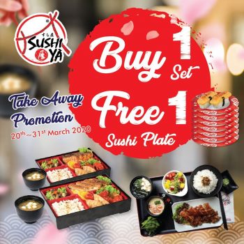 Sushi-YA-Take-away-Promotion-Buy-1-Set-Free-1-sushi-plate-350x350 - Beverages Food , Restaurant & Pub Kedah Penang Promotions & Freebies Selangor 