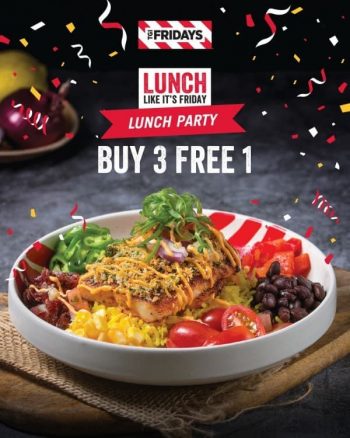 TGI-Fridays-Lunch-Party-Promo-350x438 - Beverages Food , Restaurant & Pub Johor Kedah Kelantan Kuala Lumpur Melaka Negeri Sembilan Pahang Penang Perak Perlis Promotions & Freebies Putrajaya Sabah Sarawak Selangor Terengganu 