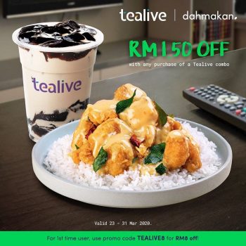 Tealive-Meal-Combo-Promo-with-Dahmakan-350x350 - Beverages Food , Restaurant & Pub Johor Kedah Kelantan Kuala Lumpur Melaka Negeri Sembilan Online Store Pahang Penang Perak Perlis Promotions & Freebies Putrajaya Sabah Sarawak Selangor Terengganu 